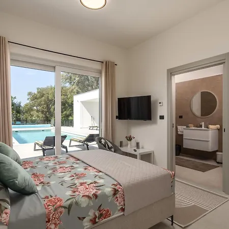 Peliceti With Grand Pool Vila Loborika